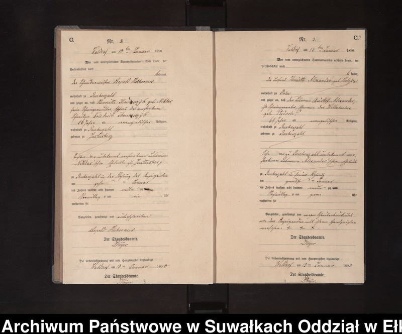 image.from.unit.number "Sterbe-Neben-Register des Königlichen Preussischen Standes-Amtes Orlen Kreis Loetzen"
