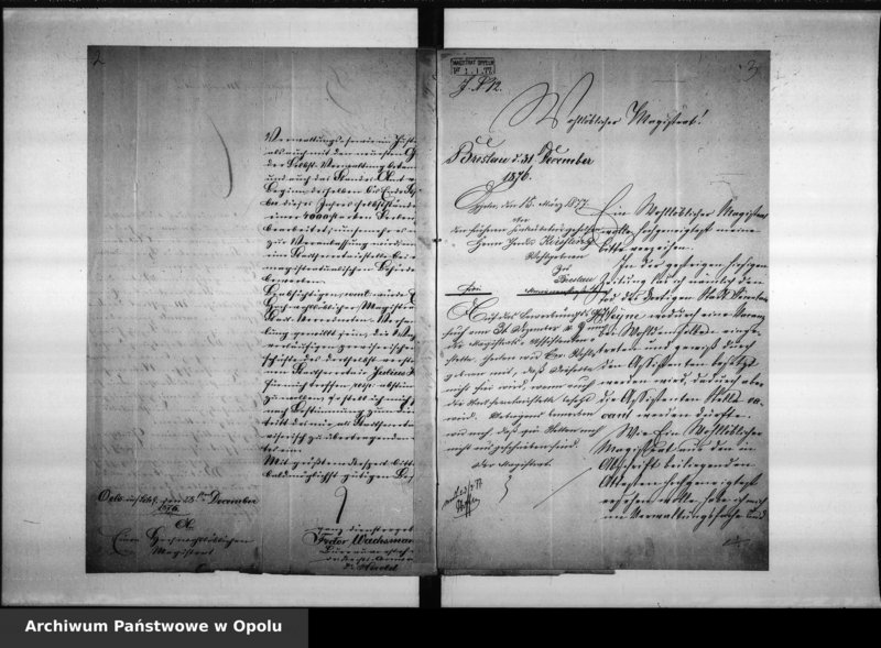 Obraz 6 z jednostki "Acta des Magistrats zu Oppeln betreffend die Wiederbesetzung der durch den Tod des p. Heyne erledigten Stadt - Secretair - Stelle"