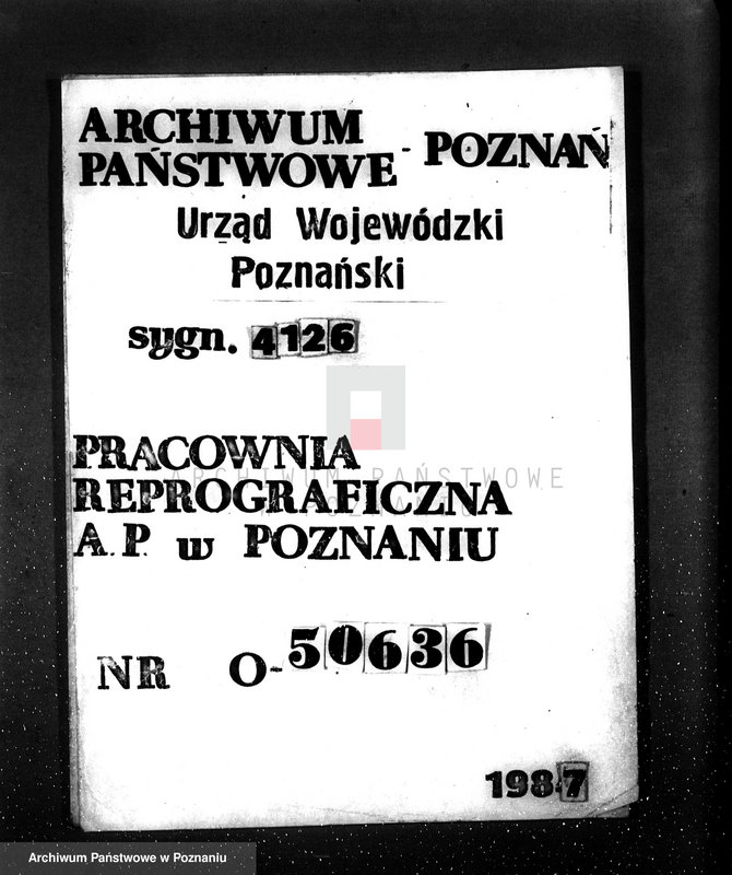 Obraz 1 z jednostki "Zatwierdzenie zakładu przemysłowego /rzeźni/ Dzierbiński Alfons - Ujście pow. Chodzież"