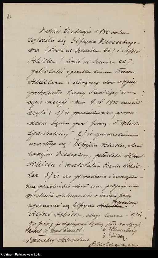 Obraz 18 z jednostki "Franc Schiller- magazyn bielizny i fartuchów"