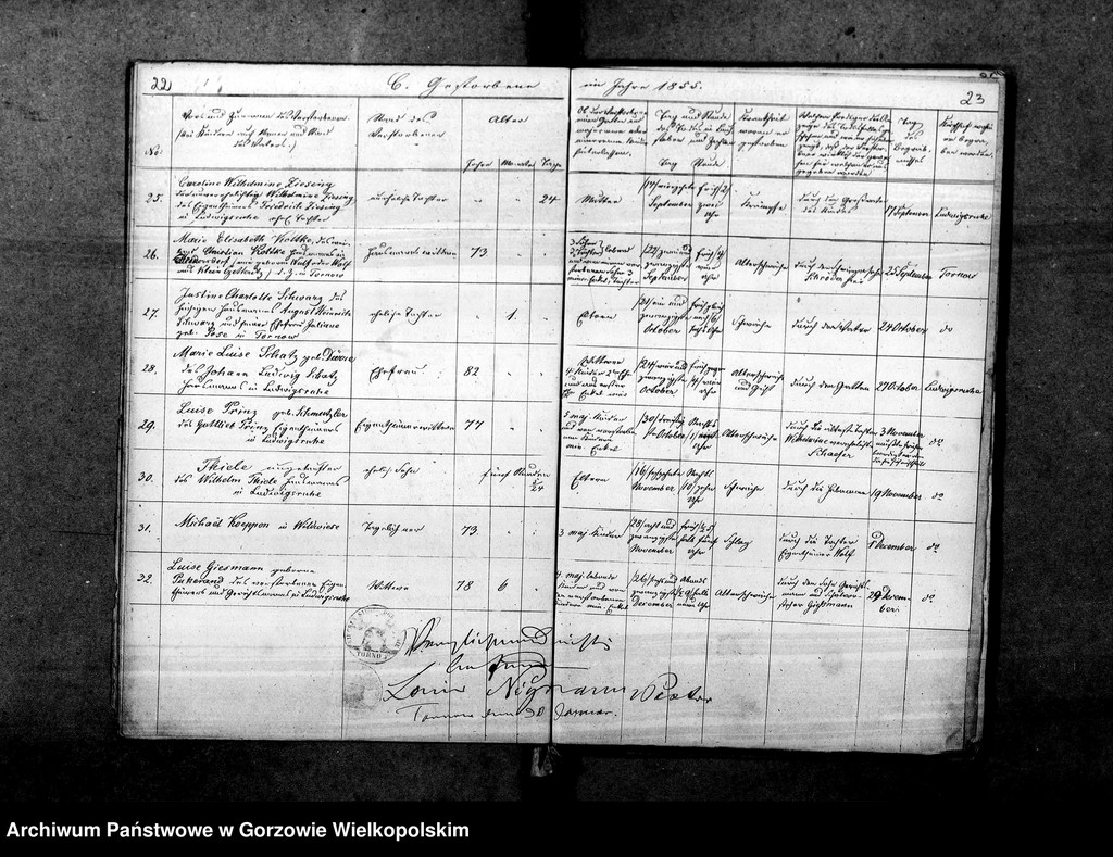 image.from.unit.number "Duplikate der Kirchenbücher von Tornow: Ludwigsruh (Lubiszyn), Wildwiese (Dzikowo), Splinterfelde (Tarnówka), Tornow (Tarnów), Diedersdorf, Neu Diedersdorf (Nowe Dzieduszyce), Charlottenhof (Sosny)"