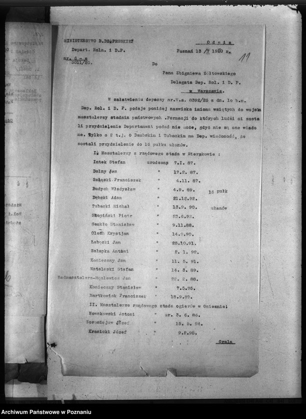 Obraz 15 z jednostki "Personalia"