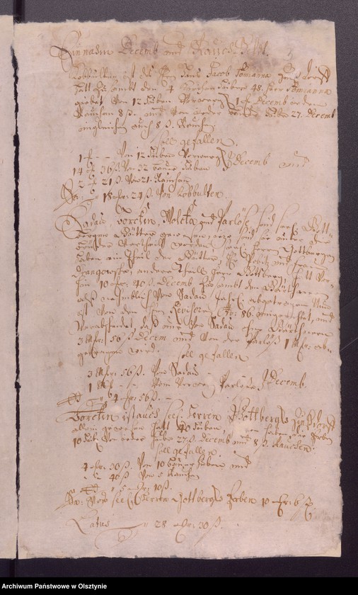 image.from.unit.number "Kobultensche Kirchen Rechnungaller Einnahme und Ausgabe Geld"