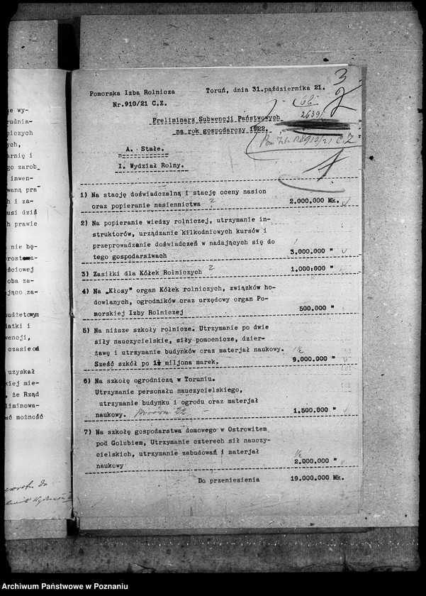 Obraz 8 z jednostki "Sprawy szczegółowo - budżetowe Izba Rolnicza Pomorska"