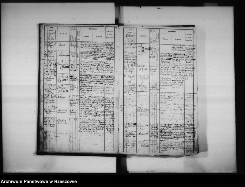 image.from.unit.number "Księga urodzeń Medynia Głogowska i Medynia Łańcucka"