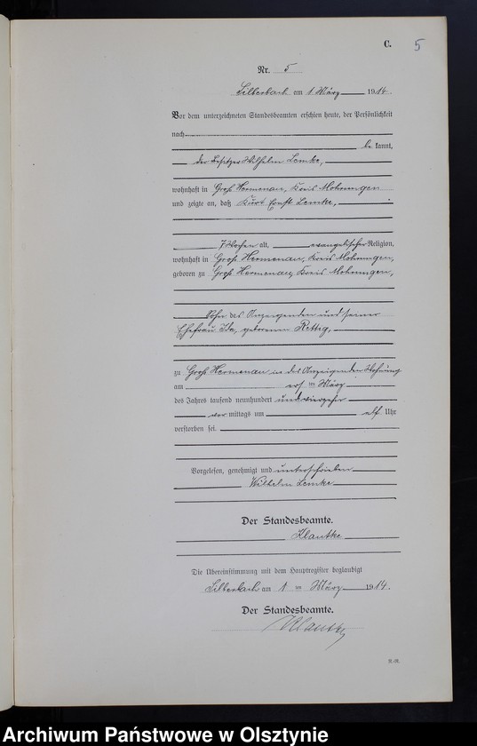 image.from.unit.number "Sterbe-Neben-Register Nr 1 - 39"