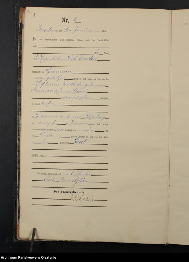 image.from.unit.number "Geburts-Haupt-Register Nr 1 - 200"