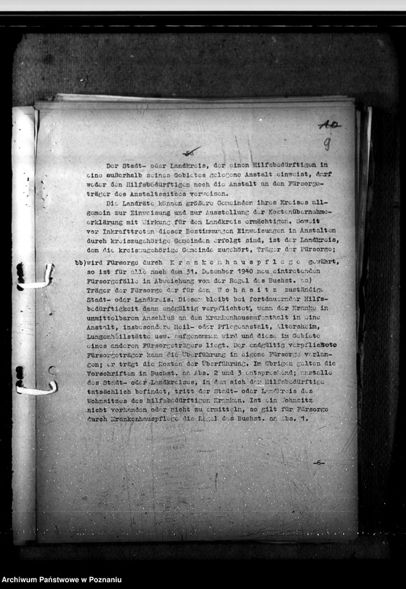 Obraz 13 z jednostki "Protokoły z konferencji, zarządzenia i korespondencja w sprawie opieki społecznej"