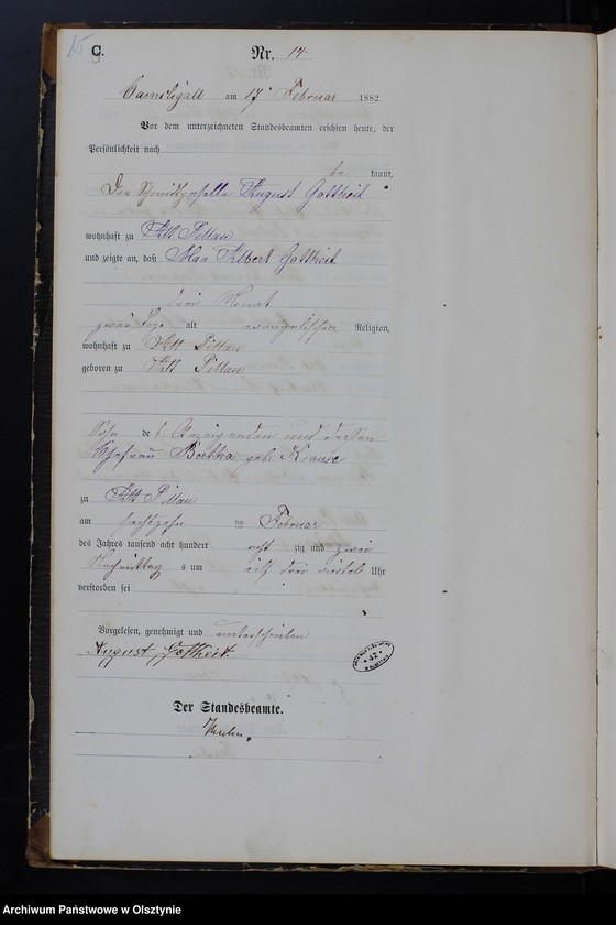 image.from.unit.number "Sterbe-Haupt-Register Nr 1 - 89"
