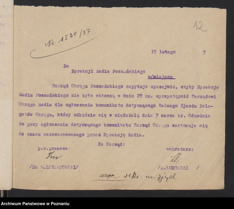 image.from.unit.number "Akta Walnego Zjazdu Delegatów Okręgu Związku Weteranów Powstań Narodowych Rzeczypospolitej Polski 7.III.1937 tom I."