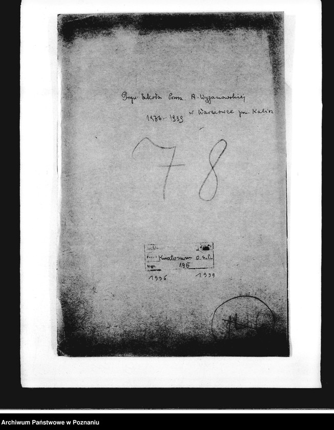 Obraz 4 z jednostki "Prywatna Szkoła Powszechna A. Wyganowskiej w Warszówce powiat Kalisz"