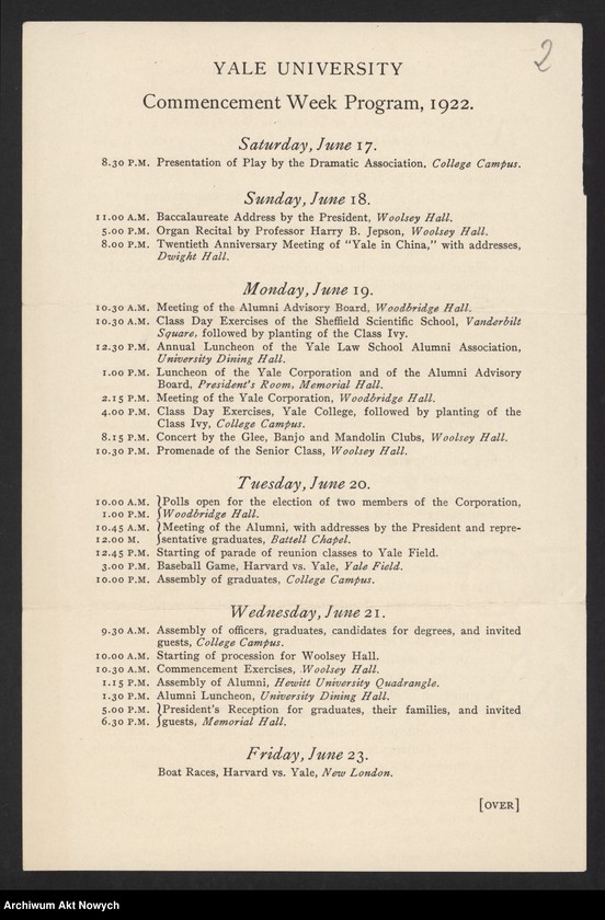 image.from.unit.number "Druki dotyczące stanu i systemu oświatowego w Stanach Zjednoczonych i Europie, wyższych uczelni, liceów, itp.; Kolekcja kart pocztowych s.366-373,397-420; 11 fotokopii"