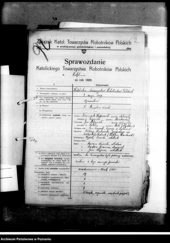 Obraz 6 z jednostki "Sprawozdania z działalności, korespondencja"