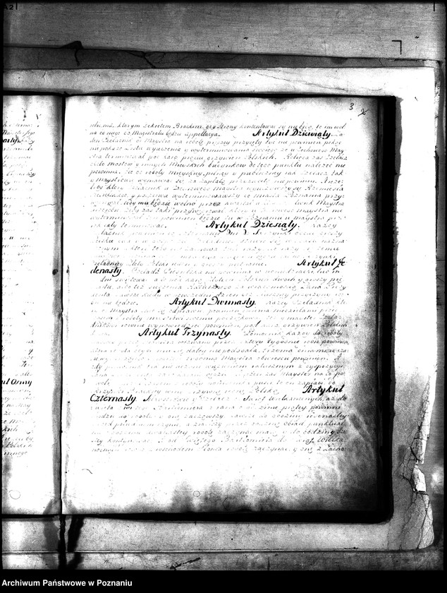 Obraz 7 z jednostki "Or. Stanisław August /Poniatowski/, król polski, transumuje artykuły cechu ciesielskiego w Poznaniu zatwierdzone 1765.7.VIII przez władze miejskie Poznania i potwierdza"