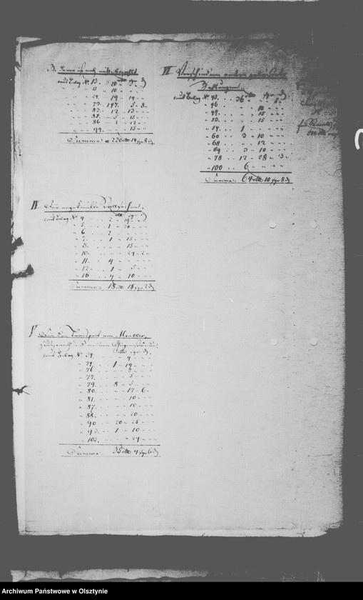 image.from.unit.number "Ausgabe Berechnung für die Wirtschafts- Einrichtung des Gen. Gf. v. Lehndorff geführt von v. Felden"