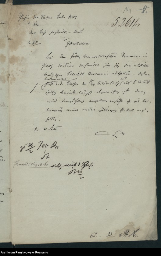 Obraz 17 z jednostki "A. betr. Benedikt und Joachim von Hermann"