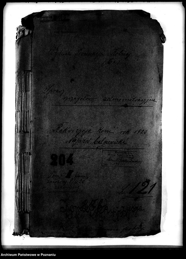 image.from.unit.number "Rekwizycje koni, rok 1920 Najazd bolszewicki"