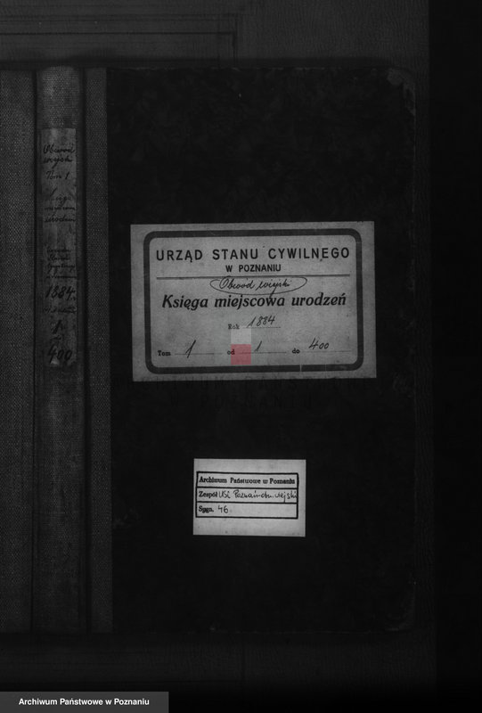 Obraz 1 z jednostki "Księga urodzeń t. I"