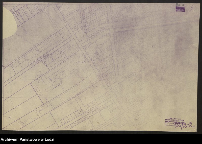 Obraz 2 z jednostki "Plan m. Łodzi 1: 2000. Sekcja SW 2"