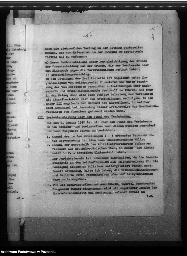 Obraz 8 z jednostki "Zarządzenia w sprawie zmiany kategorii Volksdeutschów, uproszczenia postępowania i informowania w zakresie zmian w sprawach listy narodowej"