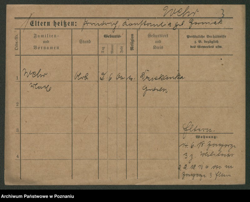 Obraz 10 z jednostki "Wer - Werner (żonaci i wdowy)"