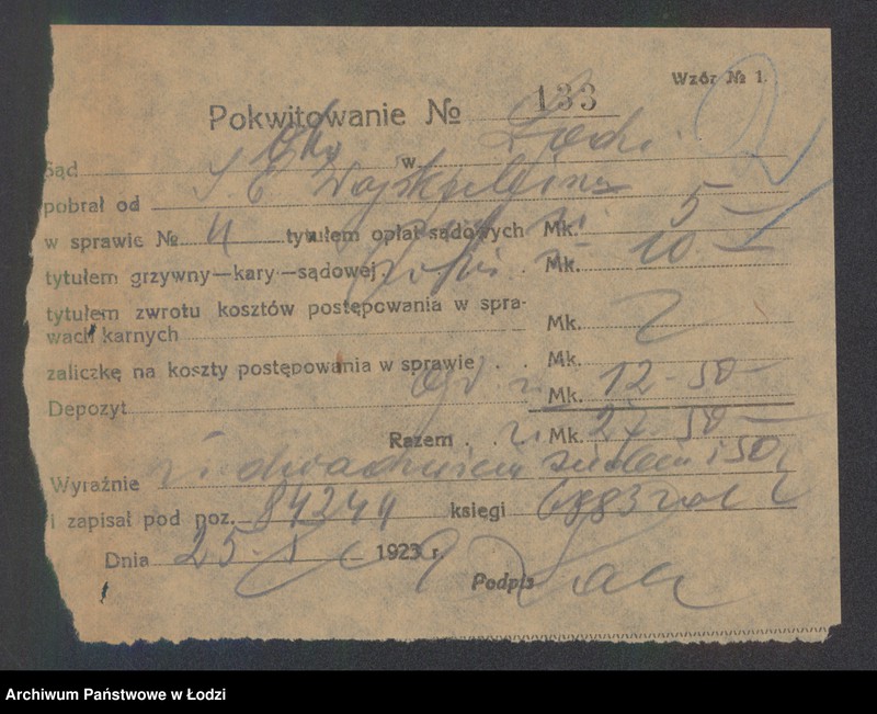 Obraz 4 z jednostki "Eljasz Weichsefisz- sprzedaż skór, dodatków szewskich i farb malarskich"