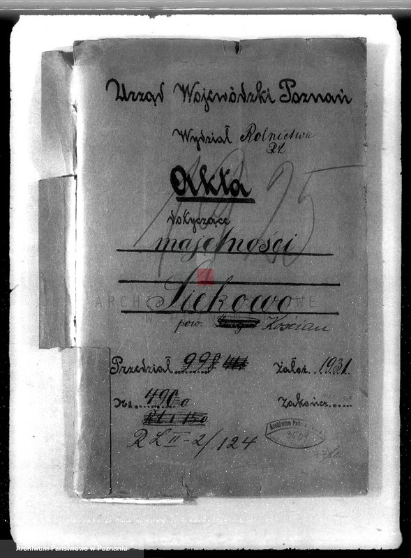 Obraz 4 z jednostki "Majętność leśna /Siekówko/ powiat kościański"