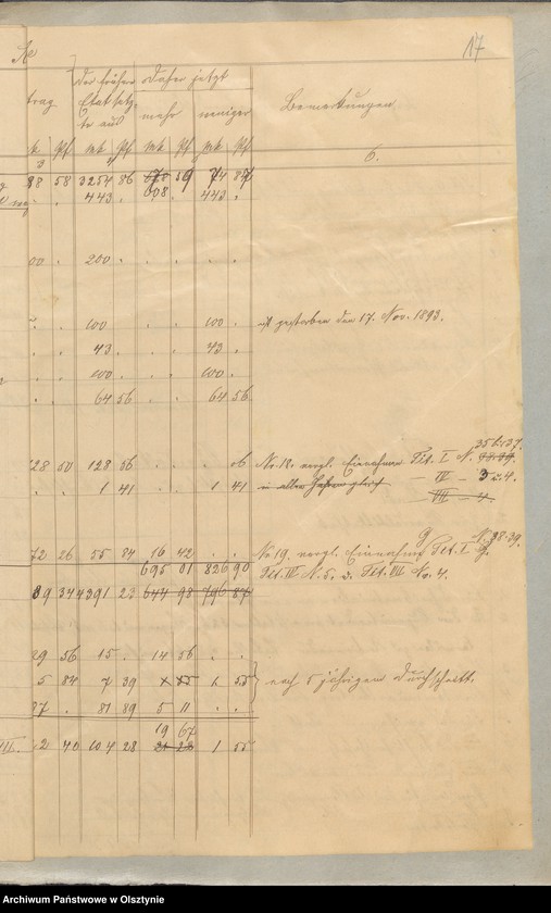 image.from.unit.number "Veranschlag der Kirchenkasse zu Seehesten"