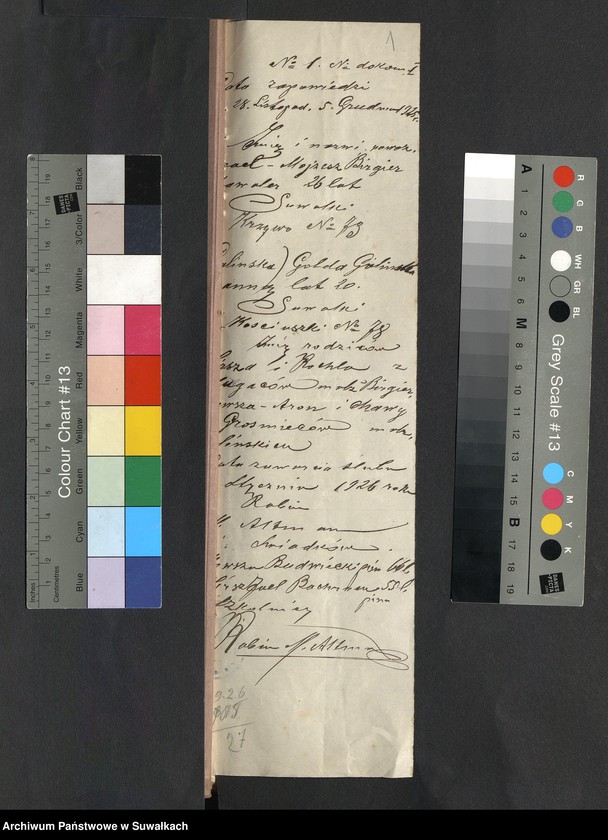 image.from.unit.number "Dowody do aktów ślubu 1926 r."