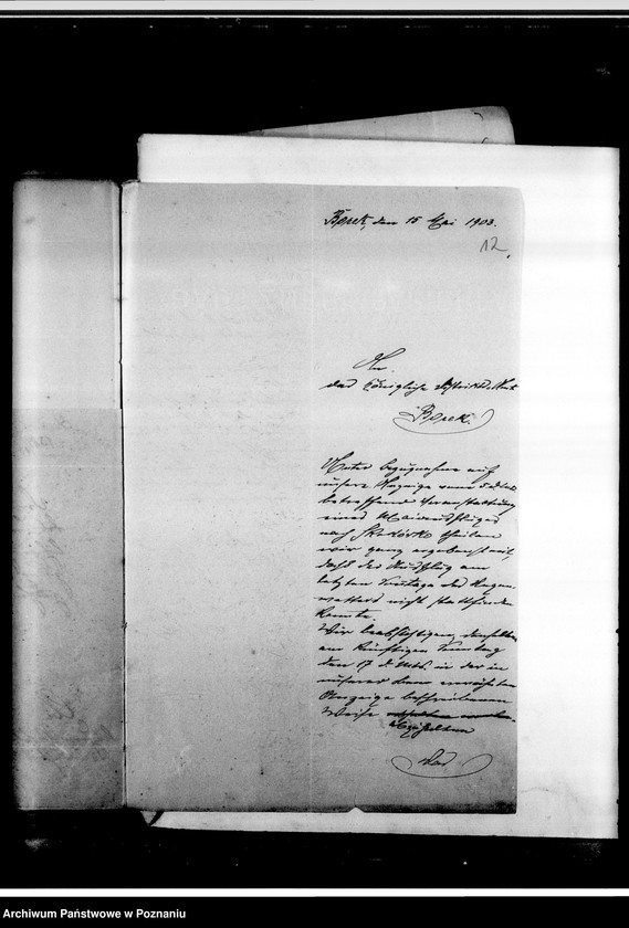 Obraz 16 z jednostki "Korespondencja urzędowa, listy członków, zawiadomienia o zebraniach, programy obchodów rocznic i innych uroczystości"