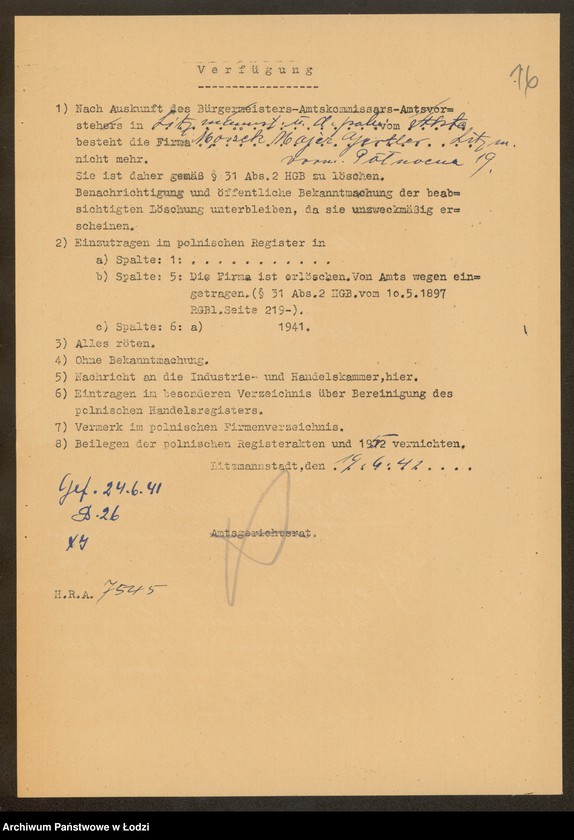 Obraz 18 z jednostki "Moszek Majer Geltler- wyrób pończoch"