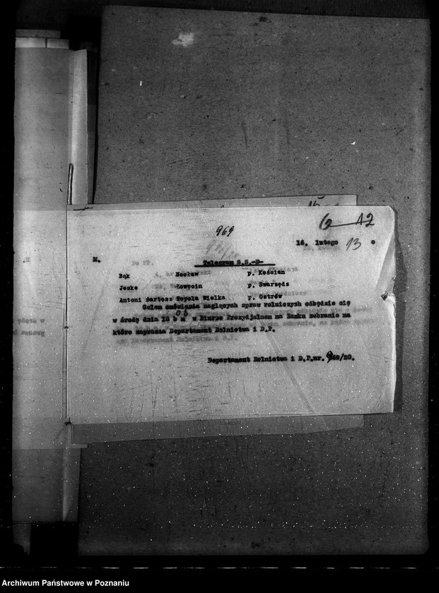 Obraz 17 z jednostki "Sprawy Personalne - likwidacje Rada Rolnicza [podróży i diet] [protokoły posiedzeń]"