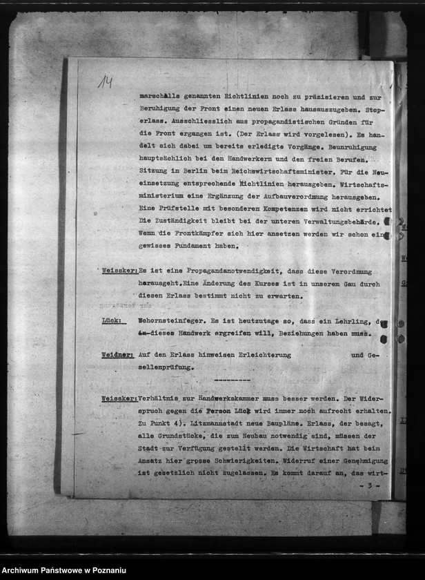 Obraz 18 z jednostki "Sprawozdania i protokoły zebrań w sprawie rzemiosła"