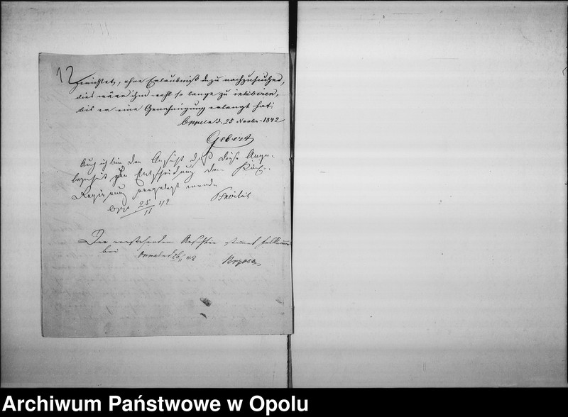 Obraz 12 z jednostki "Acta des Magistrats zu Oppeln betreffend: die Ertheilung von Concessionen an jüdische Privatlehrer de Anno 1842"