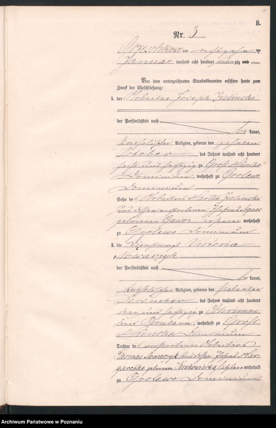 Obraz 9 z jednostki "Księga małżeństw"