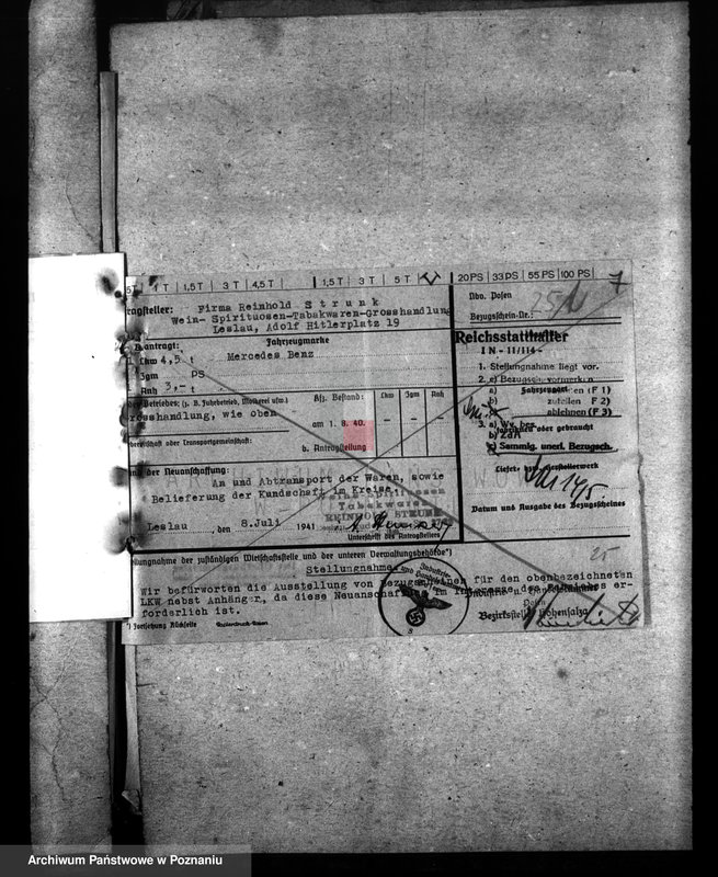 Obraz 11 z jednostki "Beschlagnahme von Lastkraftwagen. Kontrolle der Lastwagen auf Landstrassen"