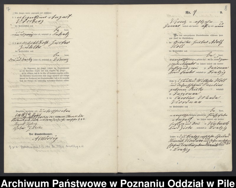 Obraz 7 z jednostki "Księga małżeństw"