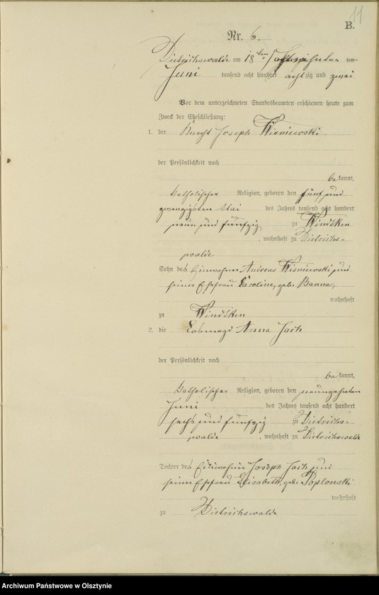 image.from.unit.number "Heiraths-Haupt-Register Nr 1 - 17"