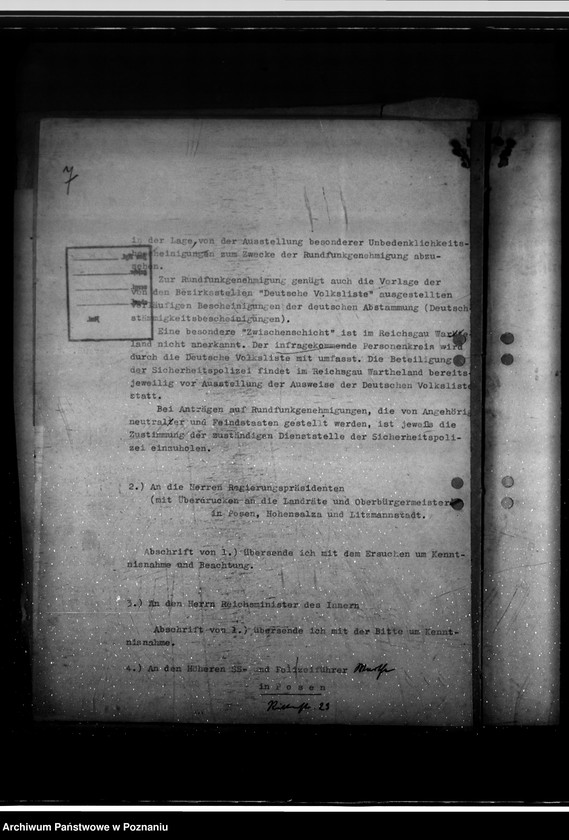 Obraz 11 z jednostki "Zarządzenia w sprawach służbowych"