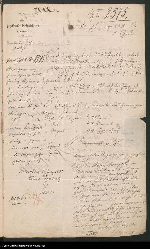 Obraz 17 z jednostki "A. betr. die Familie von Śmiegocki /Michael, Stanislaus und Anton/"