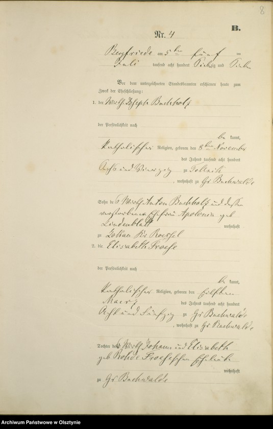 image.from.unit.number "Heiraths-Haupt-Register Nr 1 - 14"