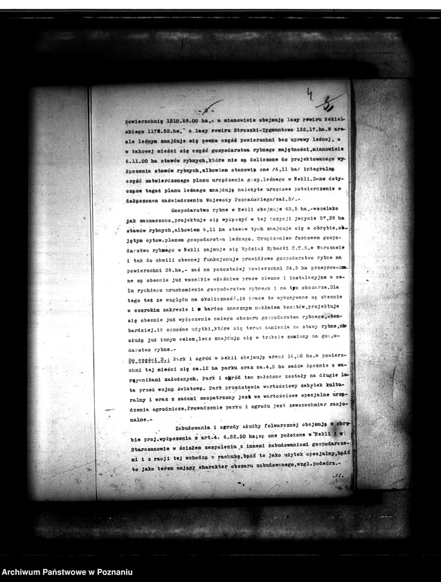 Obraz 8 z jednostki "/Majątek Nekla powiatu średzkiego wyłączenie z art.4 i 5 ustawy o wykonaniu reformy rolnej Rozalia hr. Żółkowski"