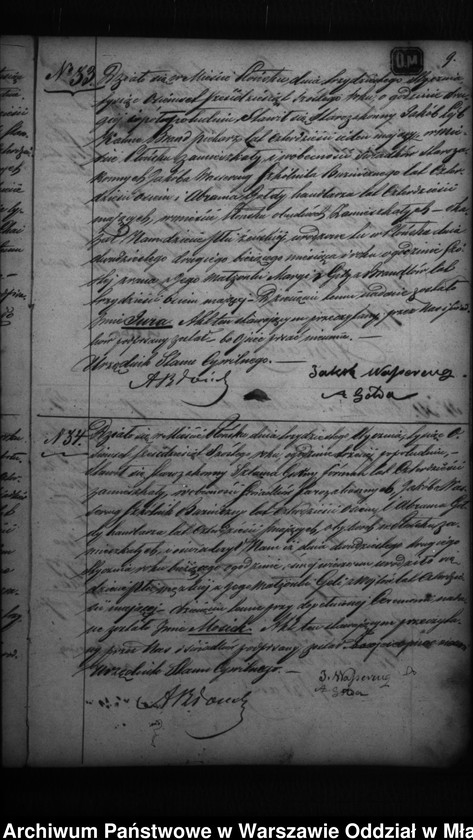 Obraz 20 z jednostki "Akta urodzeń, małżeństw, zgonów"