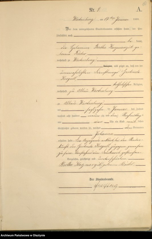 image.from.unit.number "Geburts-Haupt-Register Nr 1 - 199"