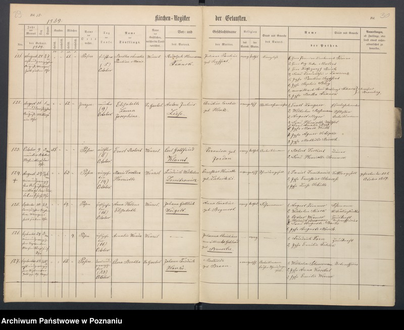 Obraz 19 z jednostki "[Akta urodzeń i chrztów, ślubów, zgonów]"