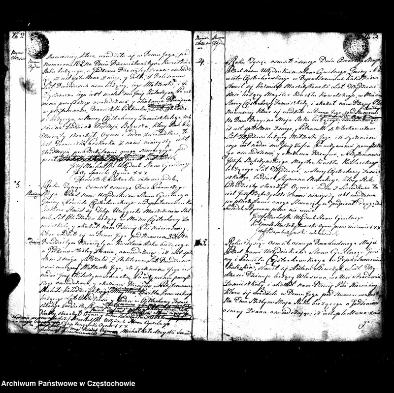 image.from.unit "Akta Urodzin Gminy Częstochowskiej od dnia 1go Maja 1808 go Roku do 1 Maja 1809 r"