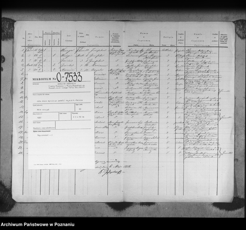 image.from.unit.number "Liber baptisatorum"