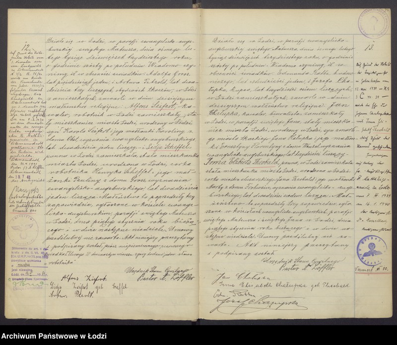 Obraz 9 z jednostki "Akta małżeństw"