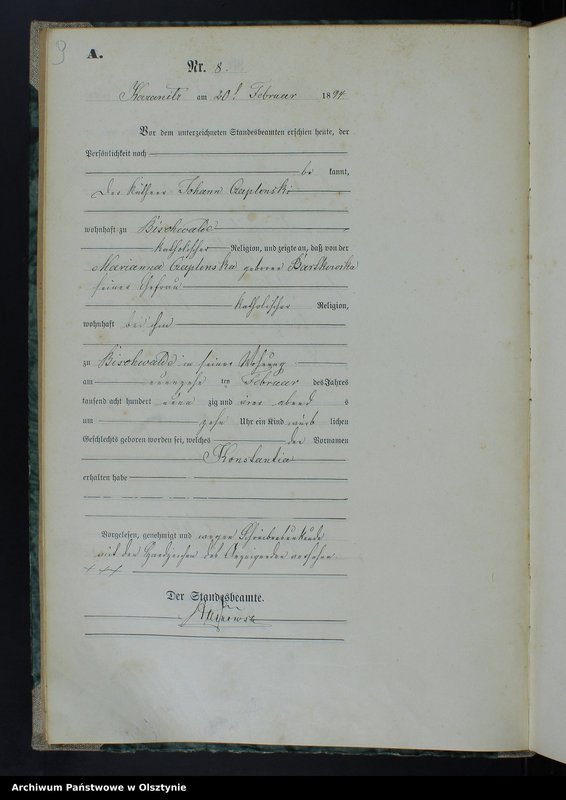image.from.unit.number "Geburts-Haupt-Register Nr 1 - 77,1 - 97,1 - 88 i 1 - 83"
