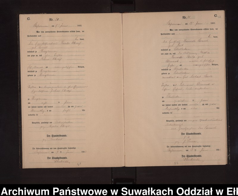image.from.unit.number "Sterbe-Neben-Register des Preussischen Standes-Amtes Stasswinnen Kreis Loetzen"